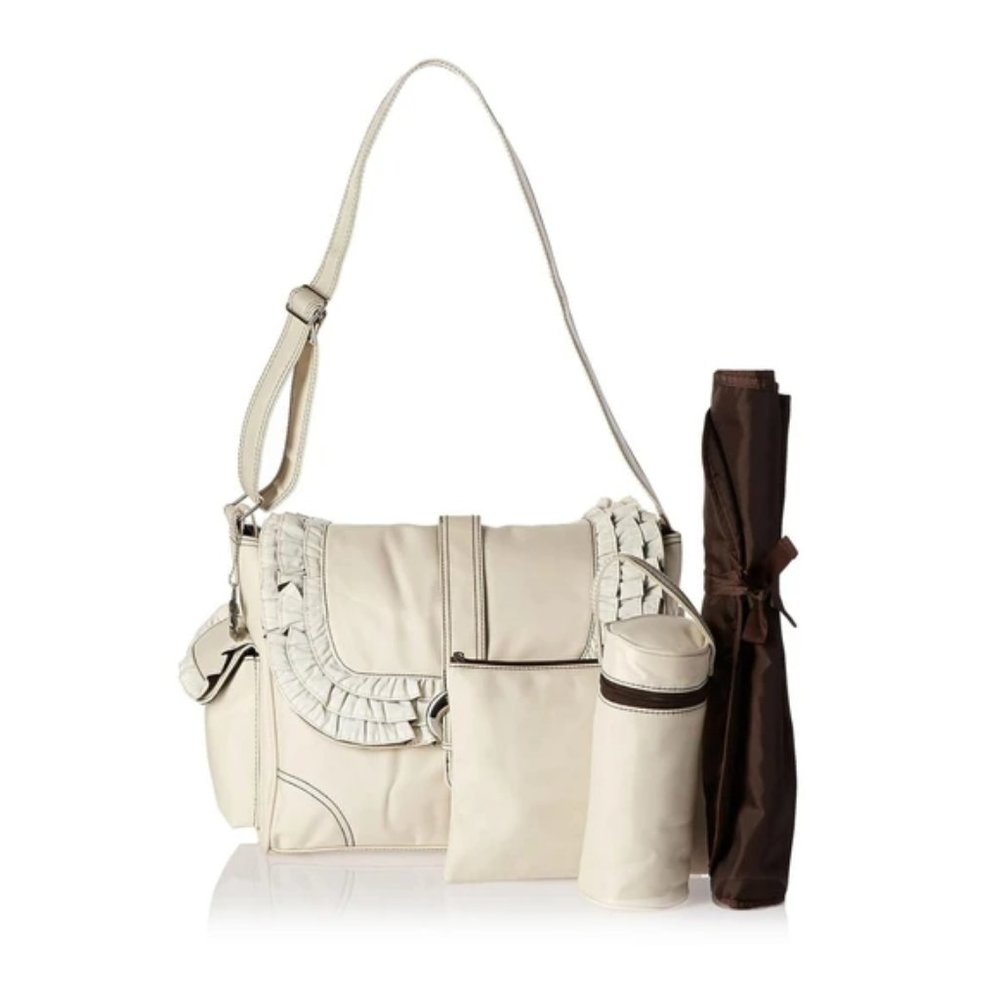 Kalencom Water Resistant Coated Diaper Bag with Magnetic Buckle  NWT